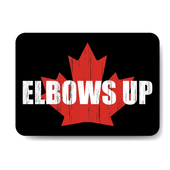 Elbows Up Icon Sticker