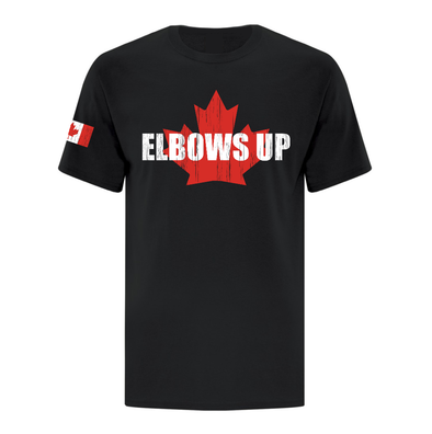 Elbows UP with Maple Leaf shirts and sweatshirts