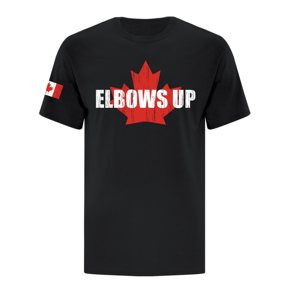 Elbows UP with Maple Leaf shirts and sweatshirts