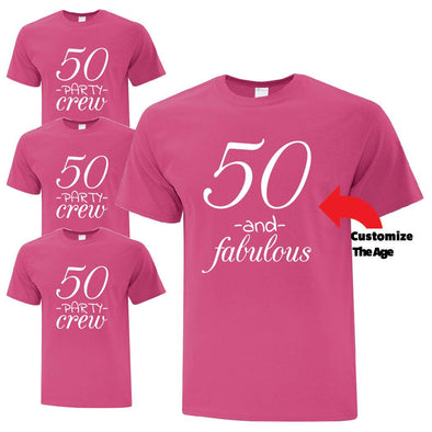 Fabulous Birthday Gang Collection - Custom T Shirts Canada by Printwell