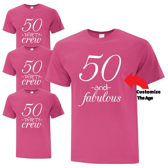 Fabulous Birthday Gang Collection - Custom T Shirts Canada by Printwell