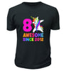 Awesome Since Unicorn T-Shirt - Printwell Custom Tees