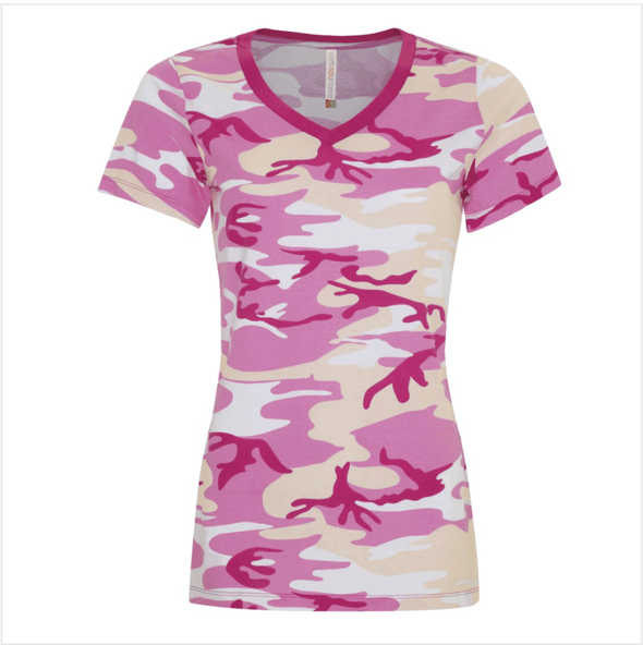 Customizable Ladies V-Neck - Printwell Custom Tees