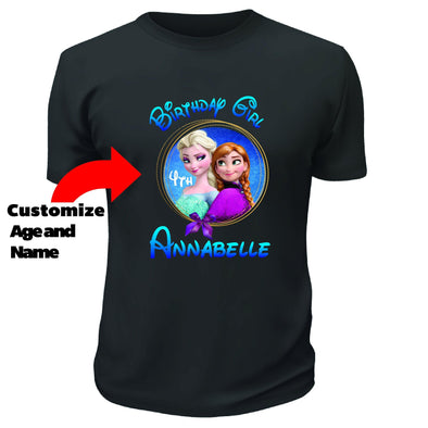 Birthday Girl Frozen T-Shirt - Printwell Custom Tees