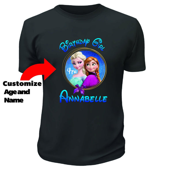 Birthday Girl Frozen T-Shirt - Printwell Custom Tees