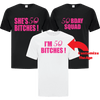 She's 50 Birthday B*tches Inspired TShirt - Custom T Shirts Canada by Printwell