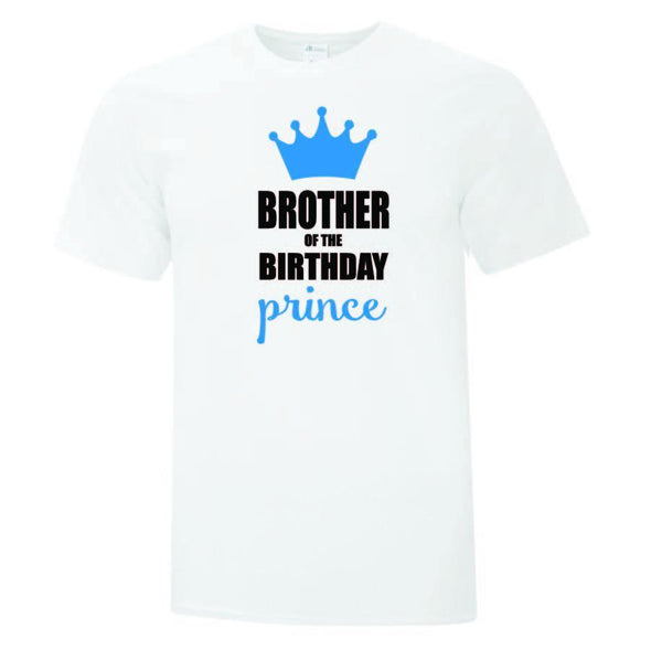 Brother Birthday Prince T-Shirt - Printwell Custom Tees