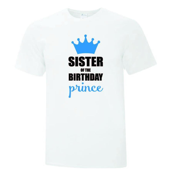 Brother Birthday Prince T-Shirt - Printwell Custom Tees