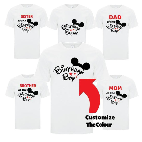 Disney Inspired Birthday Boy T-shirt - Printwell Custom Tees