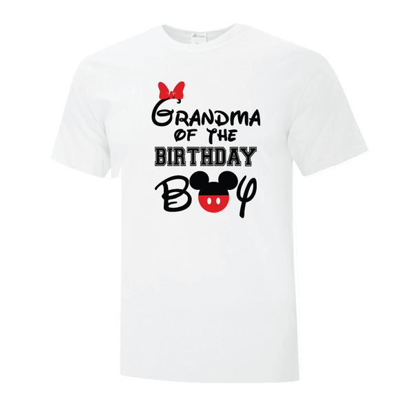 Fun Disney Themed Birthday Boy Tshirts - Printwell Custom Tees