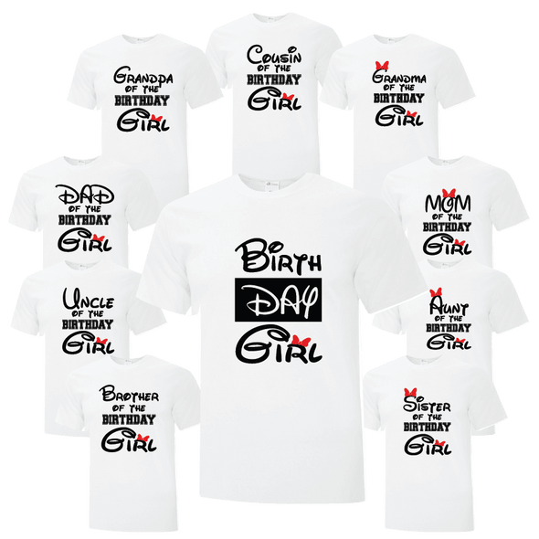 Fun Disney Themed Birthday Girl TShirts - Printwell Custom Tees