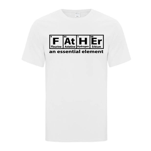 Periodic Table Inspired Father TShirt - Printwell Custom Tees