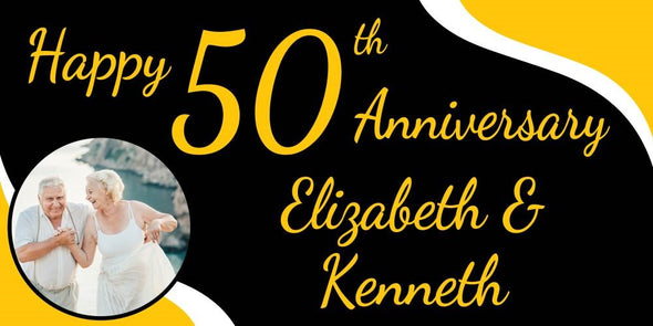 Customizable Anniversary Banner - Custom T Shirts Canada by Printwell