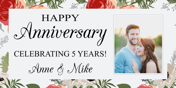 Customizable Anniversary Banner - Custom T Shirts Canada by Printwell