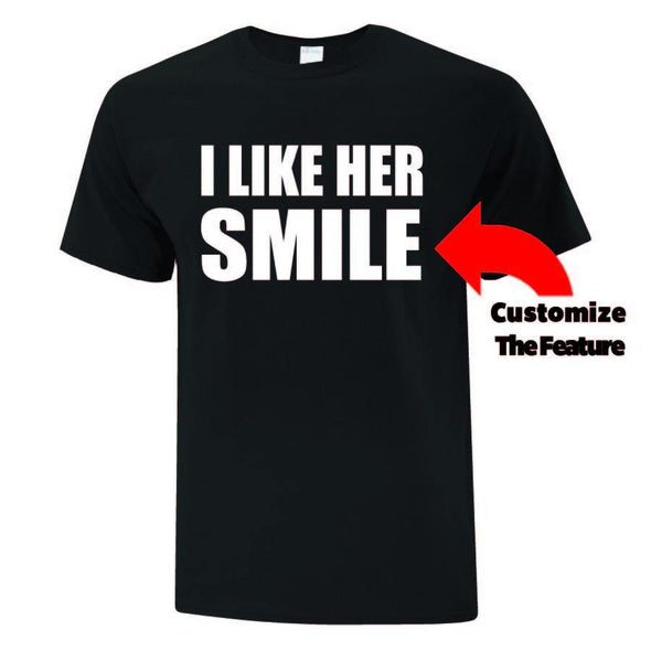 I Like His And Hers Custom Feature TShirt - Printwell Custom Tees