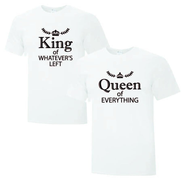King And Queen Of Collection - Printwell Custom Tees
