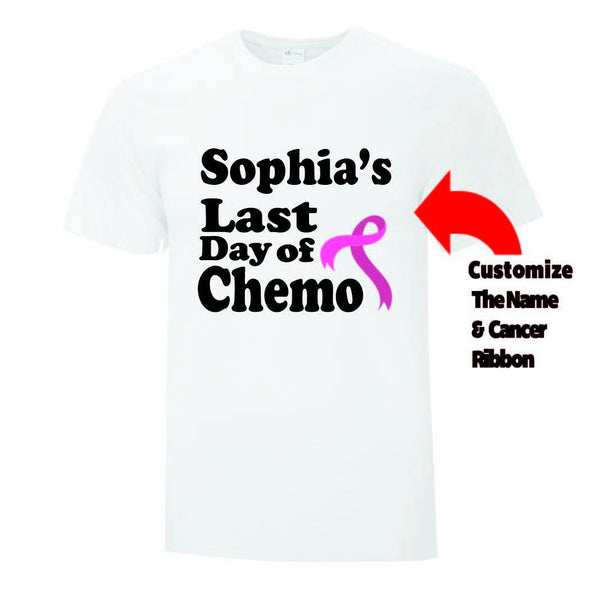 Last Day Of Chemo TShirt - Printwell Custom Tees