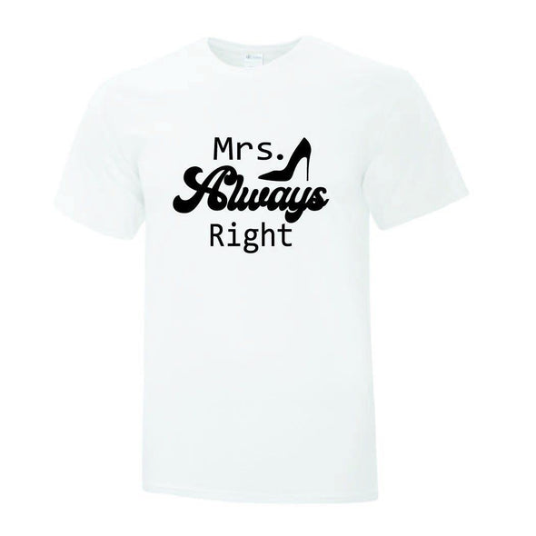 *pending update to logo* Mr Right TShirts - Printwell Custom Tees