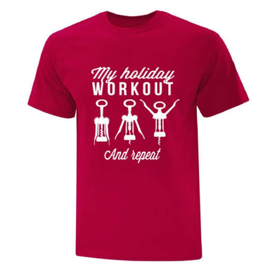 My Holiday Workout TShirt - Printwell Custom Tees