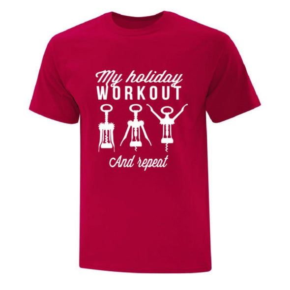 My Holiday Workout TShirt - Printwell Custom Tees