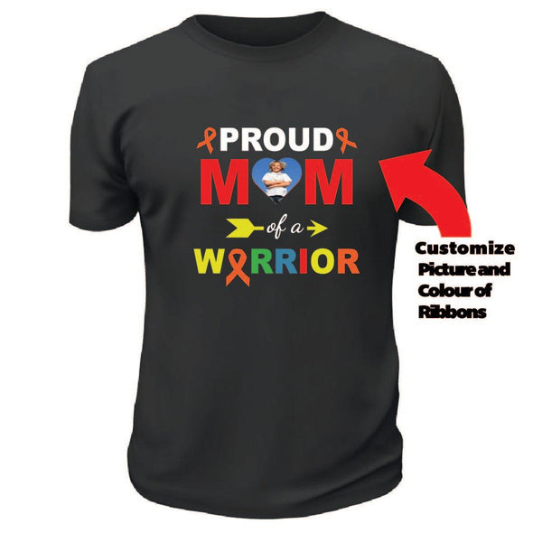 Proud Grandparent of a Warrior TShirt - Custom T Shirts Canada by Printwell