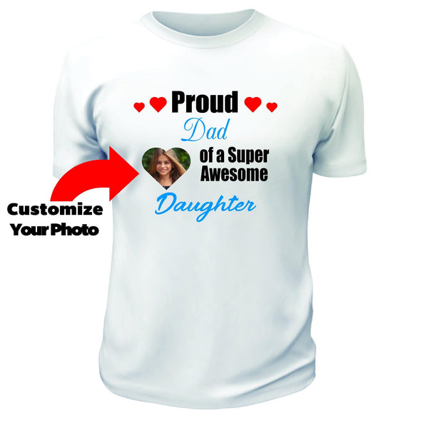 Awesome Daughter Family T-Shirts - Printwell Custom Tees