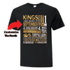 Kings & Queens Are Born In - Custom T Shirts Canada by Printwell
