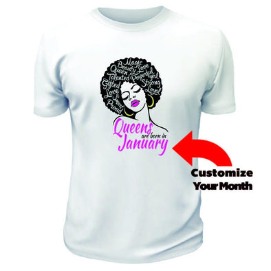 Beauty Queens Are Born In TShirt - Printwell Custom Tees