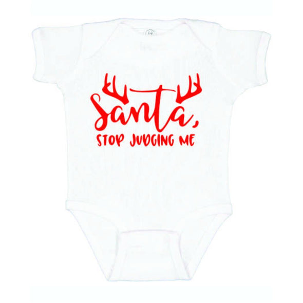 Santa Stop Judging Me Jumper - Printwell Custom Tees