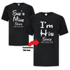 Shes Mine and im Hers Collection - Custom T Shirts Canada by Printwell