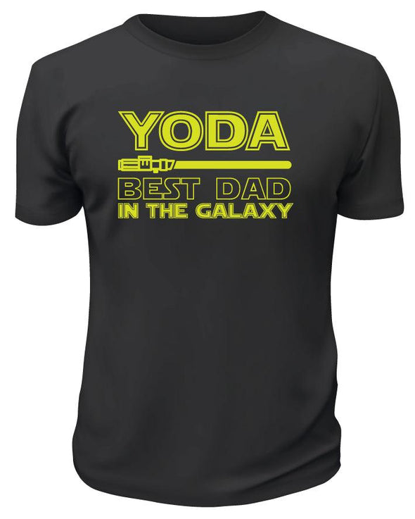 Yoda Best Dad in The Galaxy TShirt - Custom T Shirts Canada by Printwell