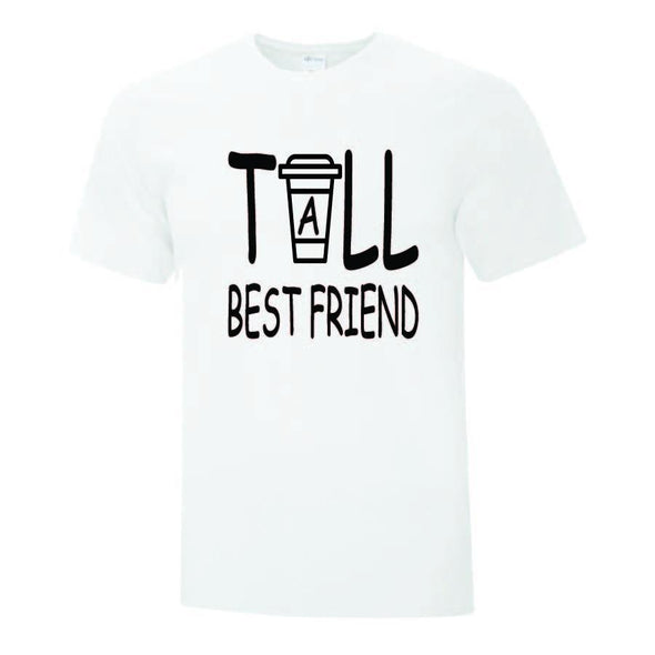 Tall And Short Best Friend TShirt - Printwell Custom Tees