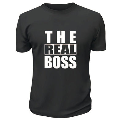 The Real Boss TShirt - Custom T Shirts Canada by Printwell