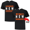 Under New Management TShirt - Custom T Shirts Canada by Printwell