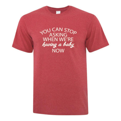 We're Pregnant Hers TShirts - Custom T Shirts Canada by Printwell