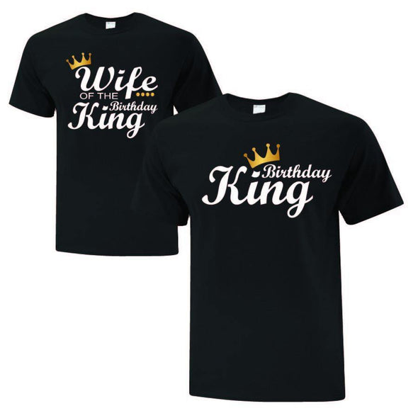 Wife of the Birthday King T-Shirt Collection - Printwell Custom Tees