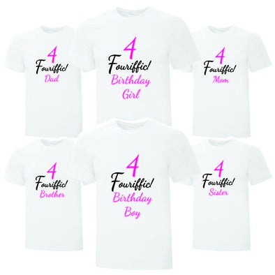 Four Year Old Birthday Collection - Printwell Custom Tees
