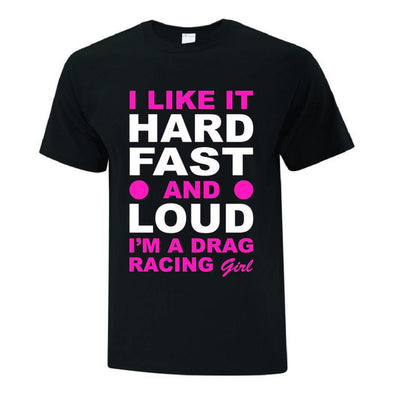 Drag Racing Girl TShirt - Printwell Custom Tees