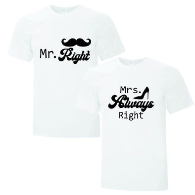 *pending update to logo* Mr Right TShirts - Printwell Custom Tees