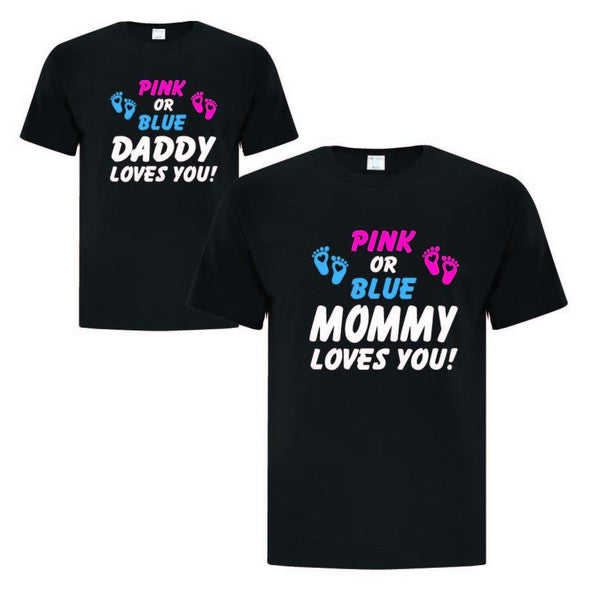 Pink vs. Blue T-Shirts - Printwell Custom Tees