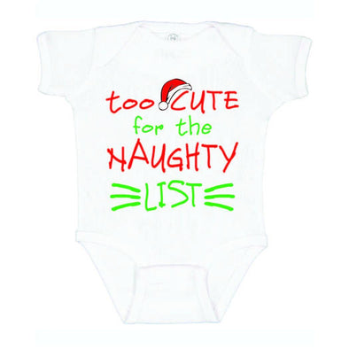 Too Cute For The Naughty List Jumper - Printwell Custom Tees