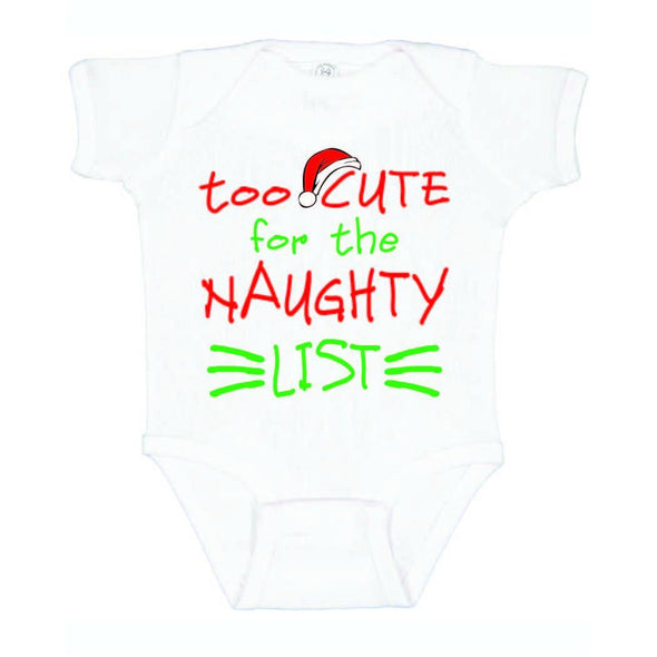 Too Cute For The Naughty List Jumper - Printwell Custom Tees